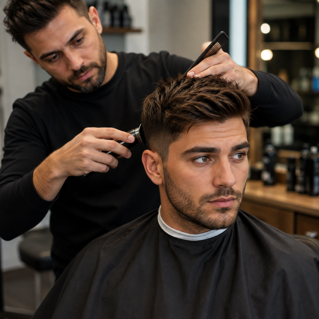 Taglio capelli uomo professionale a Roma
